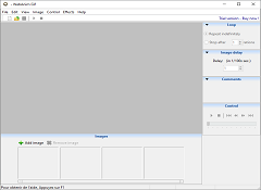Copie d'écran du logiciel WebAnim Gif